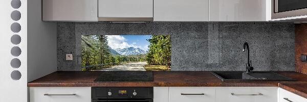 Dekorační panel sklo Cesta Tatry