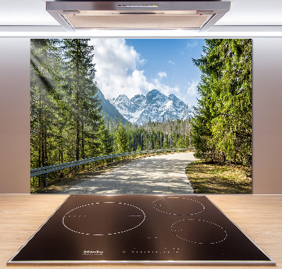 Dekorační panel sklo Cesta Tatry