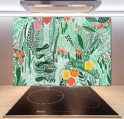Panel do kuchyně Květinový vzor