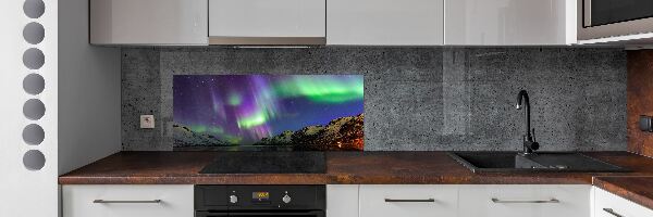 Panel do kuchyně Polární záře