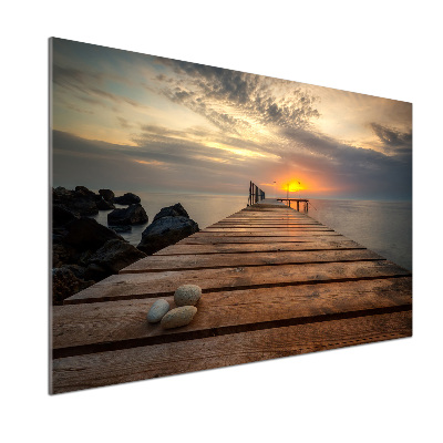 Panel do kuchyně Dřevěné molo