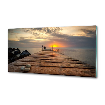 Panel do kuchyně Dřevěné molo