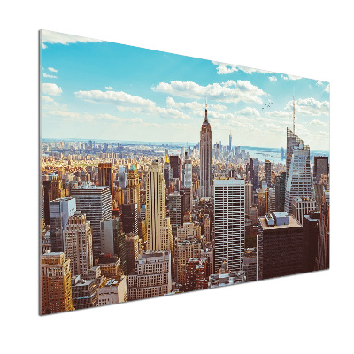 Panel lacobel New York ptačí pohled