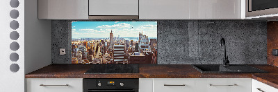 Panel lacobel New York ptačí pohled