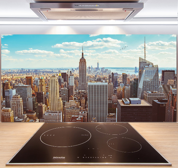 Panel lacobel New York ptačí pohled