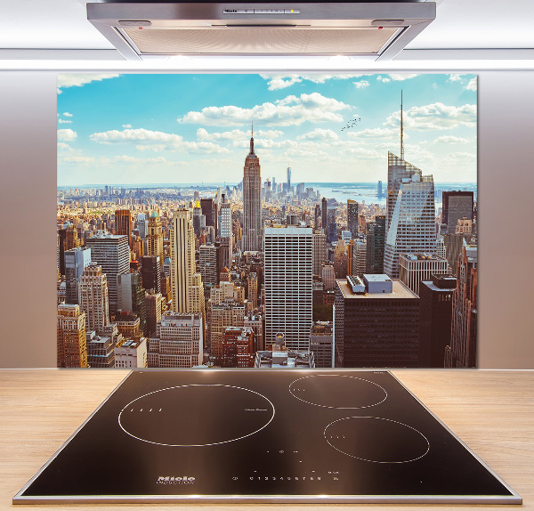 Panel lacobel New York ptačí pohled