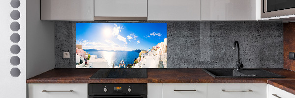Panel do kuchyně Santorini Řecko