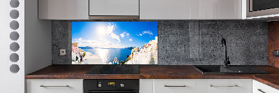 Panel do kuchyně Santorini Řecko