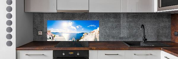 Panel do kuchyně Santorini Řecko
