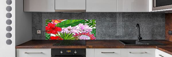 Panel do kuchyně Havajské květiny