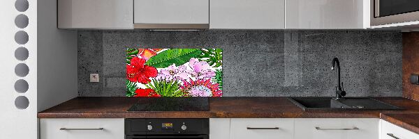 Panel do kuchyně Havajské květiny