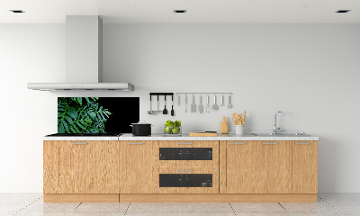 Skleněný panel do kuchynské linky Monstera