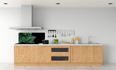 Skleněný panel do kuchynské linky Monstera