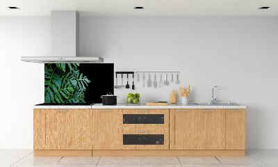 Skleněný panel do kuchynské linky Monstera