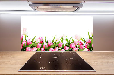 Panel do kuchyně Růžové tulipány