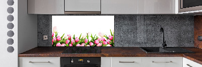 Panel do kuchyně Růžové tulipány