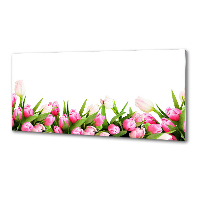Panel do kuchyně Růžové tulipány