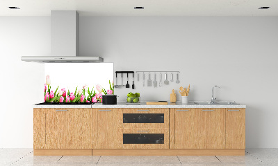 Panel do kuchyně Růžové tulipány