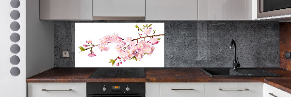 Dekorační panel sklo Díková růže