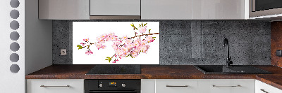 Dekorační panel sklo Díková růže