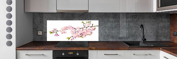 Dekorační panel sklo Díková růže