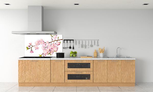 Dekorační panel sklo Díková růže