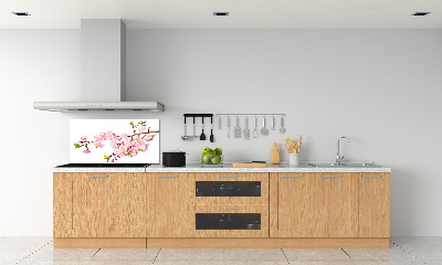 Dekorační panel sklo Díková růže