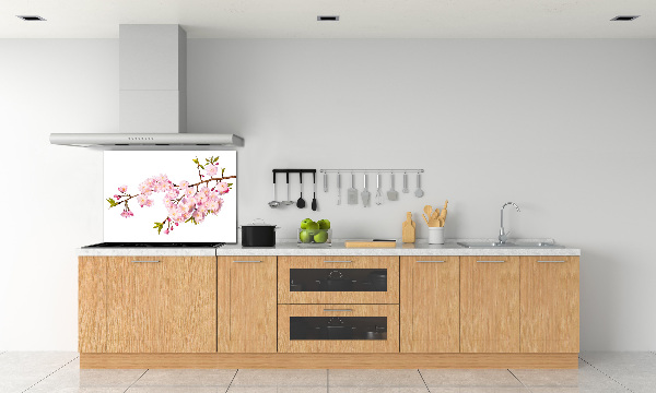 Dekorační panel sklo Díková růže