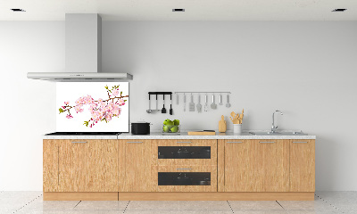 Dekorační panel sklo Díková růže