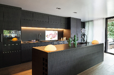 Dekorační panel sklo Díková růže
