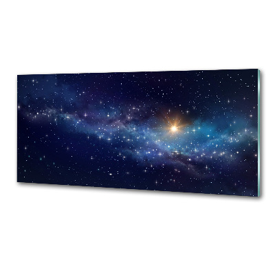Skleněný panel do kuchynské linky Vesmír