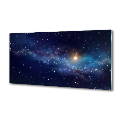 Skleněný panel do kuchynské linky Vesmír