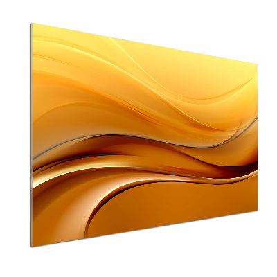 Skleněný panel do kuchynské linky Vlny pozadí
