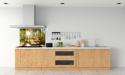 Dekorační panel sklo Panorama les