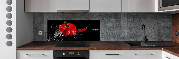 Panel do kuchyně Červené papriky