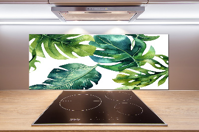 Panel do kuchyně Tropické listí