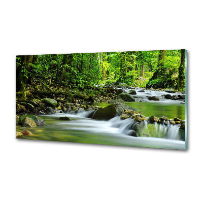 Dekorační panel sklo Horský potok