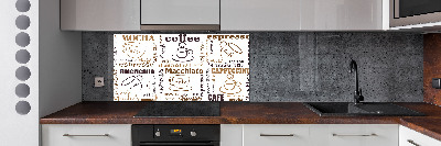 Dekorační panel sklo Čas na kávu