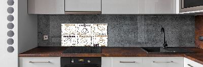 Dekorační panel sklo Čas na kávu