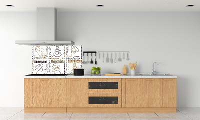 Dekorační panel sklo Čas na kávu