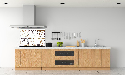 Dekorační panel sklo Čas na kávu