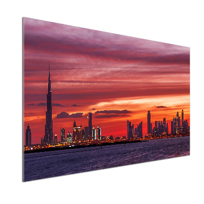Panel lacobel Západ slunce Dubaj