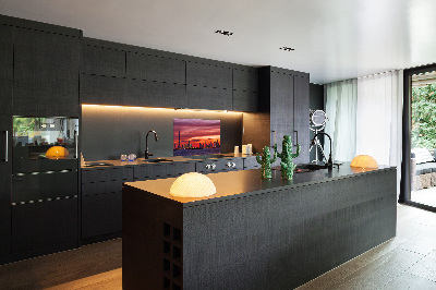 Panel lacobel Západ slunce Dubaj