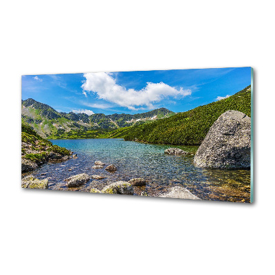 Dekorační panel sklo Údolí Tatry