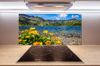 Panel do kuchyně Jezero v horách