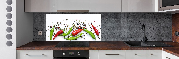 Panel do kuchyně Chilli papričky