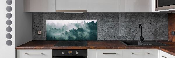 Panel do kuchyně Mlha nad lesem