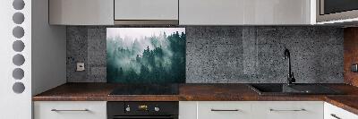 Panel do kuchyně Mlha nad lesem