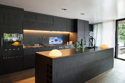 Panel lacobel Letadlo na městem
