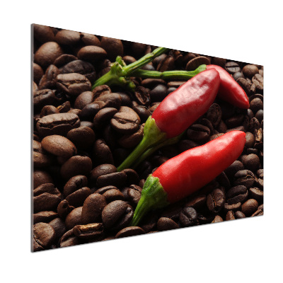 Panel do kuchyně Chilli a káva